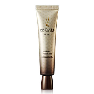 A.H.C Private Real Eye Cream For Face contains contents that are highly nourishing and cleanse the skin from deep inside