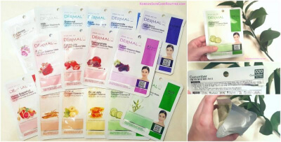 Appearance Of Korean Face Mask – Dermal Korea Collagen Essence Full Face Facial Mask Sheet is professional and attractive