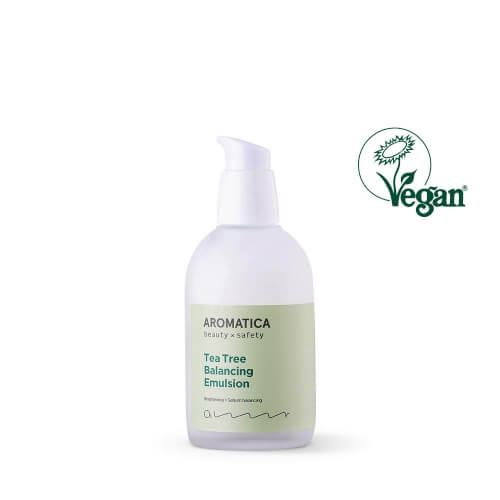 Aromatica Tea Tree Balancing Emulsion contains herbs extracts which nourish and cleanse the skin