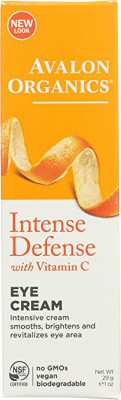 Avalon Organics Intense Defense Eye Cream provides intense moisture to the delicate skin under the eyes