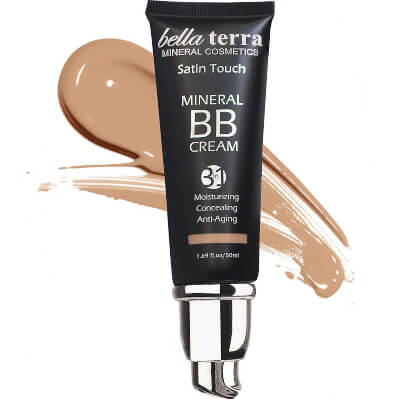 Bella Terra Cosmetics BB Cream Matte Finish is a 3-1 product that is moisturizing, anti-aging, and concealing