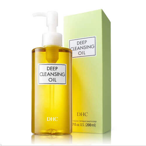 DHC Deep Cleansing Oil removes makeup, oil-based products as well as traces of sebum
