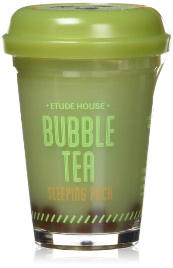 Etude House – Bubble Tea Sleeping Pack makes your skin moisturised, hydrated and smooth by the morning