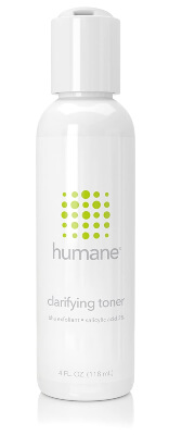 Humane – BHA Clarifying Toner perfectly removes blackheads and has great healing power
