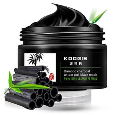 KOOGIS – Bamboo Charcoal Blackhead Removal Mask removes blackheads