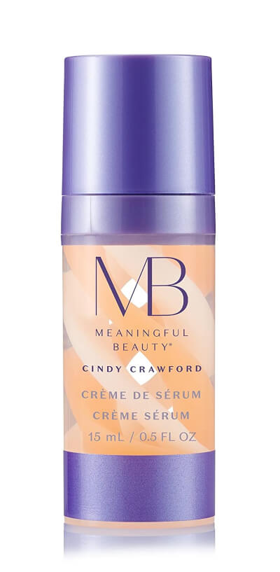 Meaningful Beauty Cindy Crawford – Crème de Serum aids in the restoration of moisture without giving the impression of oily skin issues