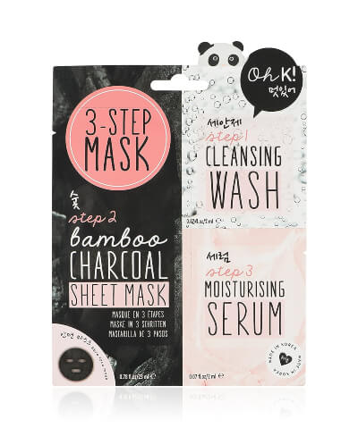 NPW USA – Oh K! Korean Multi-Step Face Charcoal Mask is used for deep cleansing and for the removal of impurities