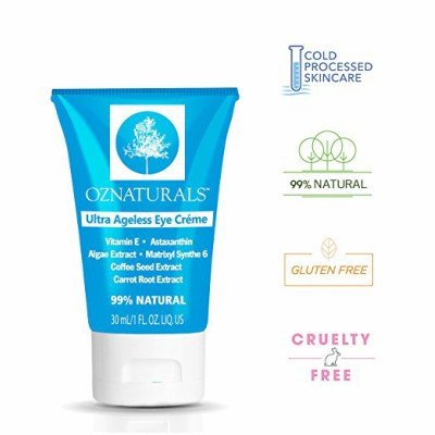 OZNaturals Eye Cream For Dark Circles & Puffiness is rated as the best Korean eye cream for puffiness in its price bracket