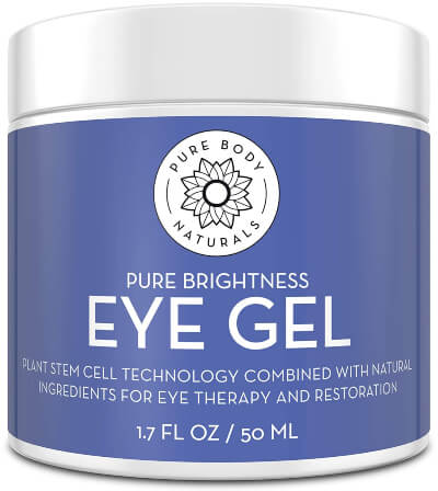 Pure Body Naturals Age Defying Eye Gel the best Korean eye cream for puffiness and wrinkles