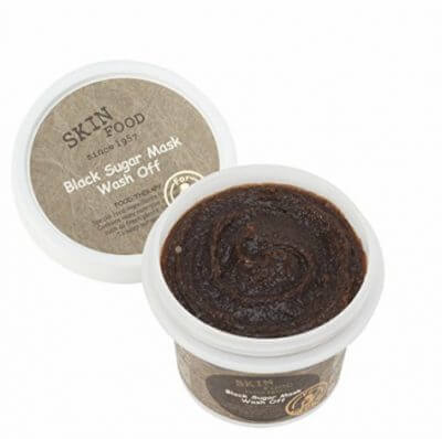 Skinfood Exfoliator Black Sugar Mask rejuvenates, hydrates and nourishes your skin while also helping get rid of dead cells