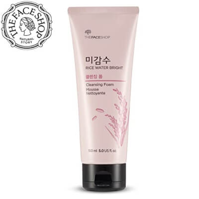 The Face Shop Rice Water Bright Cleansing Foam Review