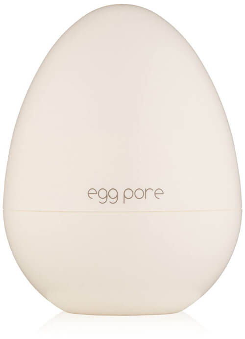 Tonymoly – Egg Pore Blackhead Steam Balm and Tightening Cooling Pack's main ingredient is charcoal to draw out oil and dirt from your pores
